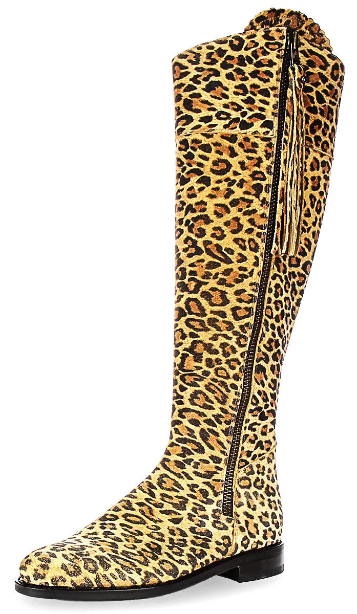 Justinreess England Valentina Regular Fit In Leopard For Women