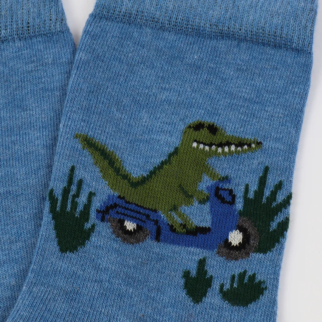 Kids Cool Crocodile Cotton Socks