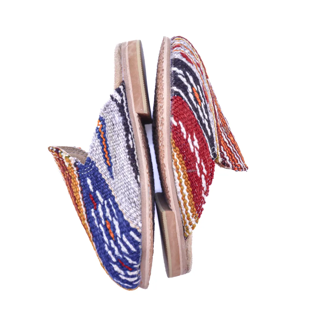 Kids Kilim Mule Slippers