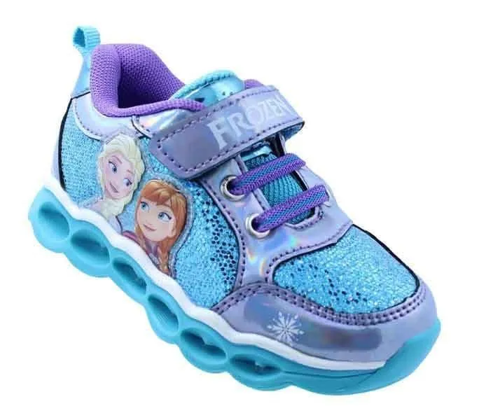 Kids Shoes Disney Frozen Toddler & Youth Girls Sports Shoes (Lights Not Working)