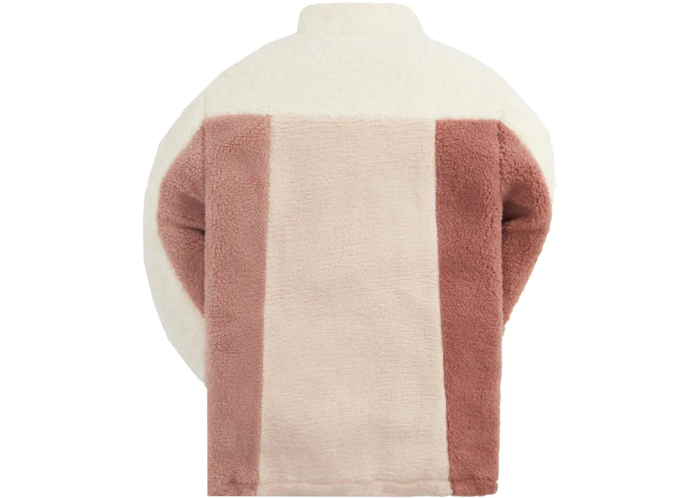 Kith Kids Blocked Sherpa Full Zip Dusty Quartz