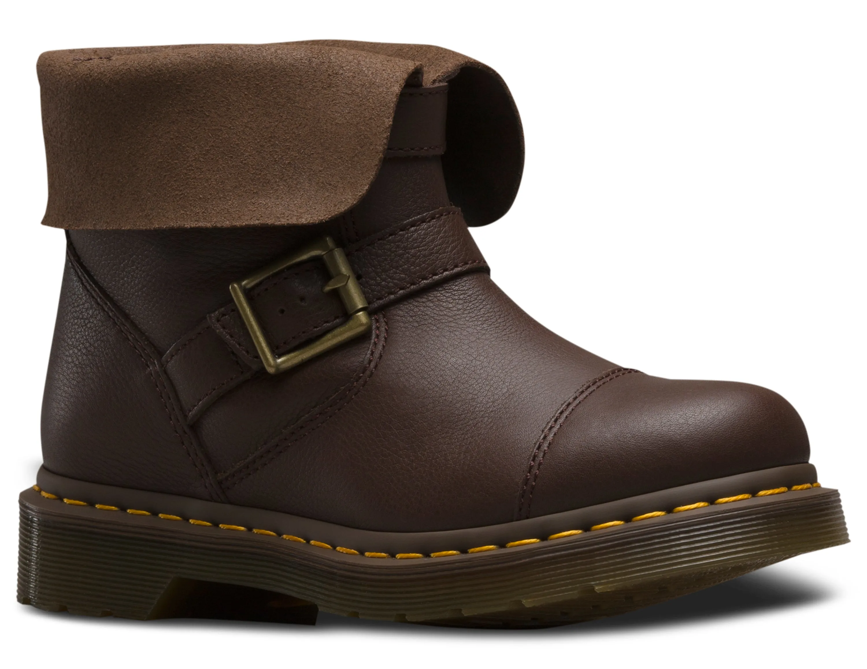 Kristy Dark Brown Virgina Darken Suede Boots
