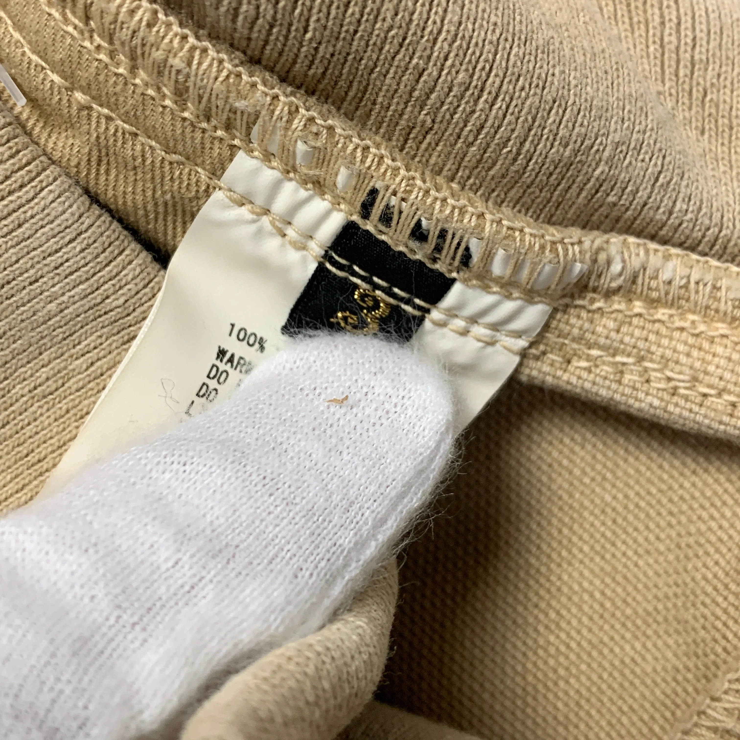 [L] Kapital Cotton Canvas Saurel Nouvelle Pants Beige