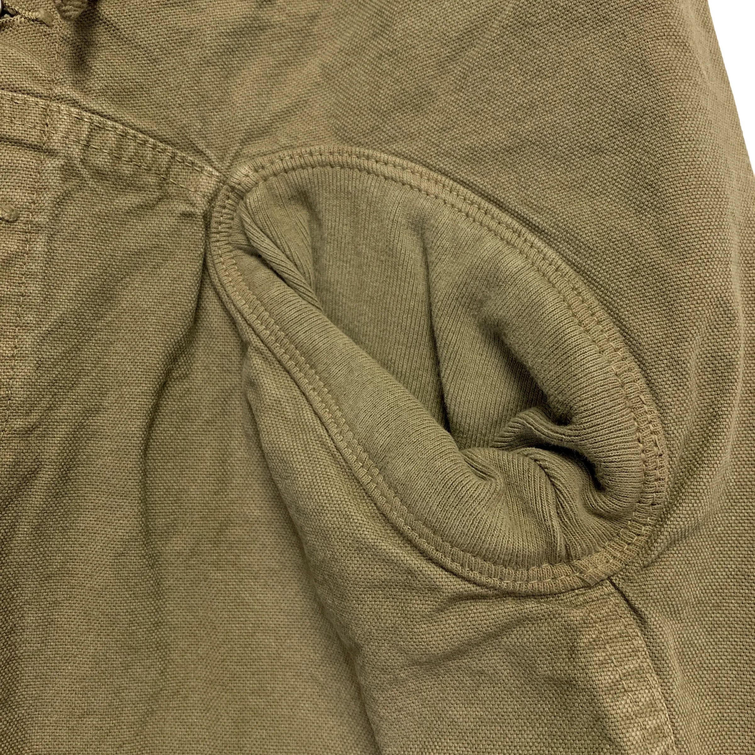 [L] Kapital Cotton Canvas Saurel Nouvelle Pants Olive
