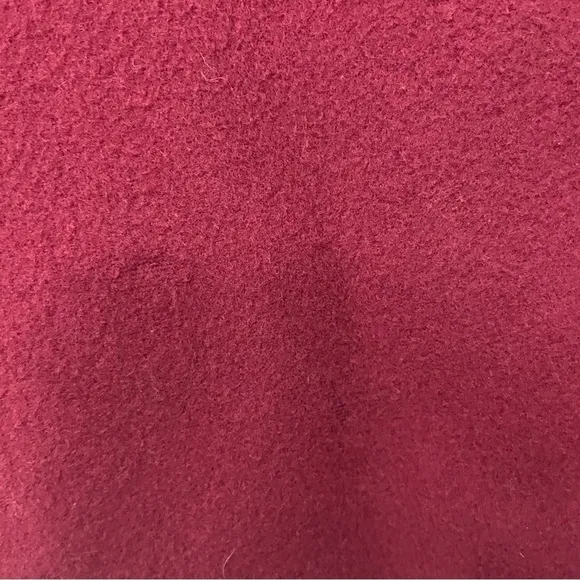 Lands’End Cashmere Wool Blend Peacoat | Maroon / Burgundy | Size 4