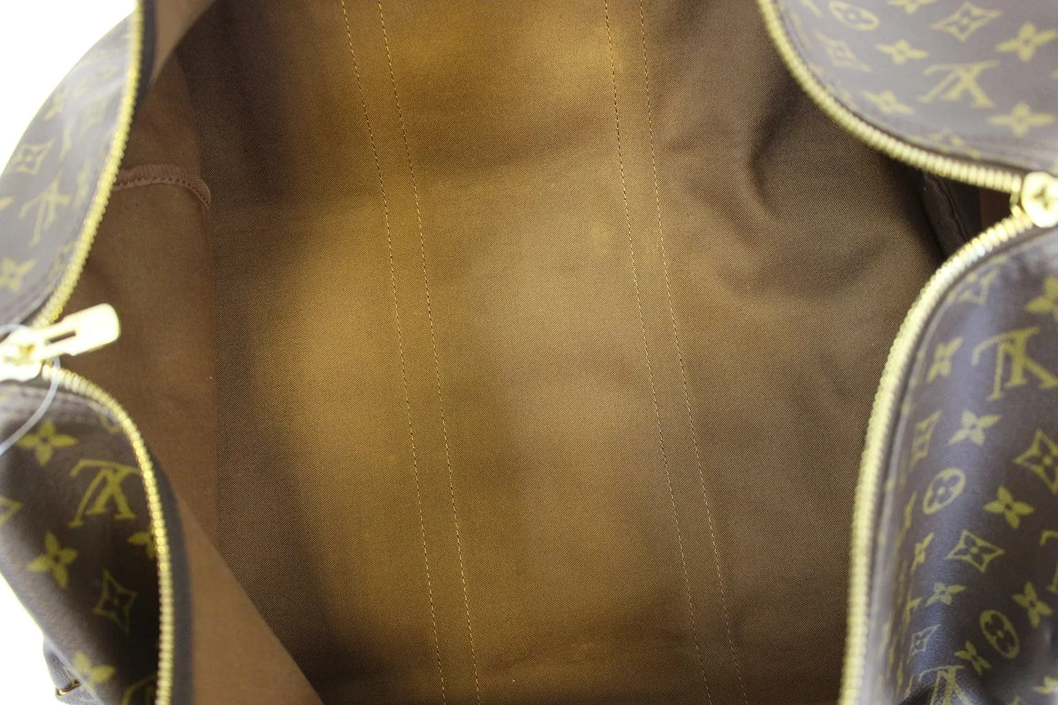 LOUIS VUITTON Monogram Canvas Keepall 55 Brown Travel Bag