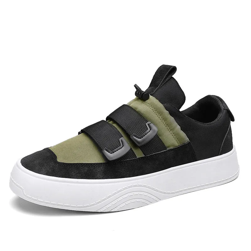 Low-Top Platform Shoes with Elastic Band - Youth Fashion