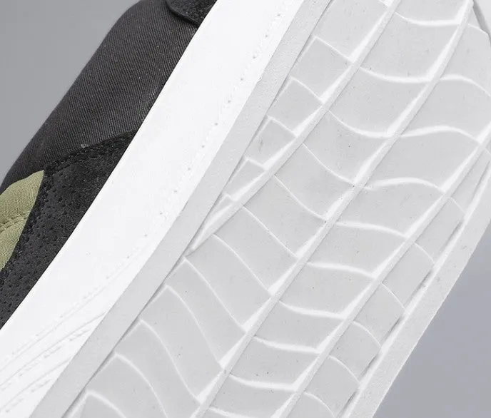 Low-Top Platform Shoes with Elastic Band - Youth Fashion