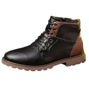 Marcel™ - Lace-Up Boots in Durable Leather
