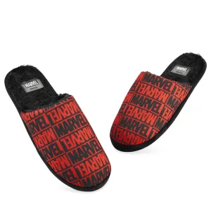 Marvel Men's Slippers - Warm Cosy Indoor Non Slip Shoes