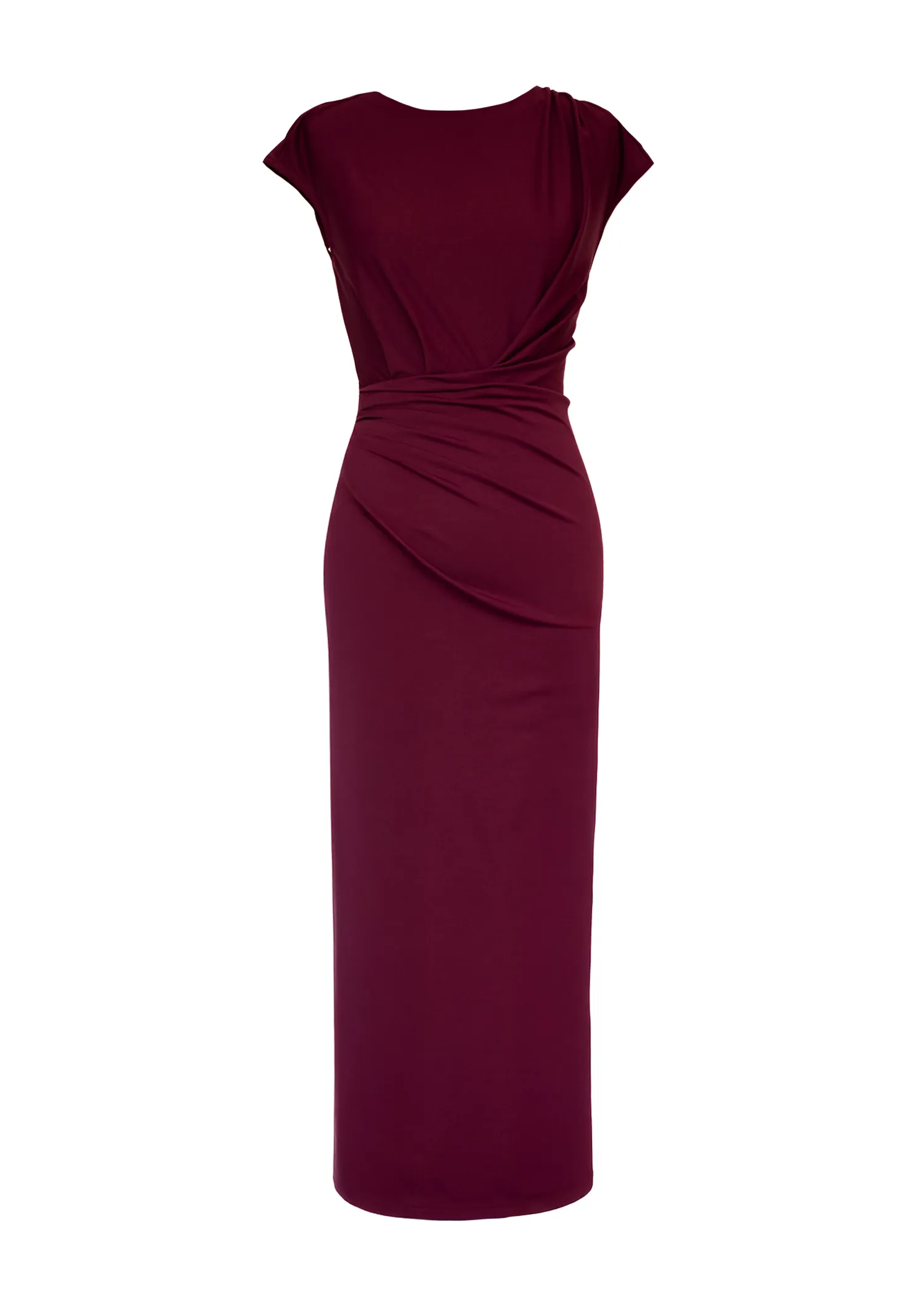 Mavis Midi Dress - Plum
