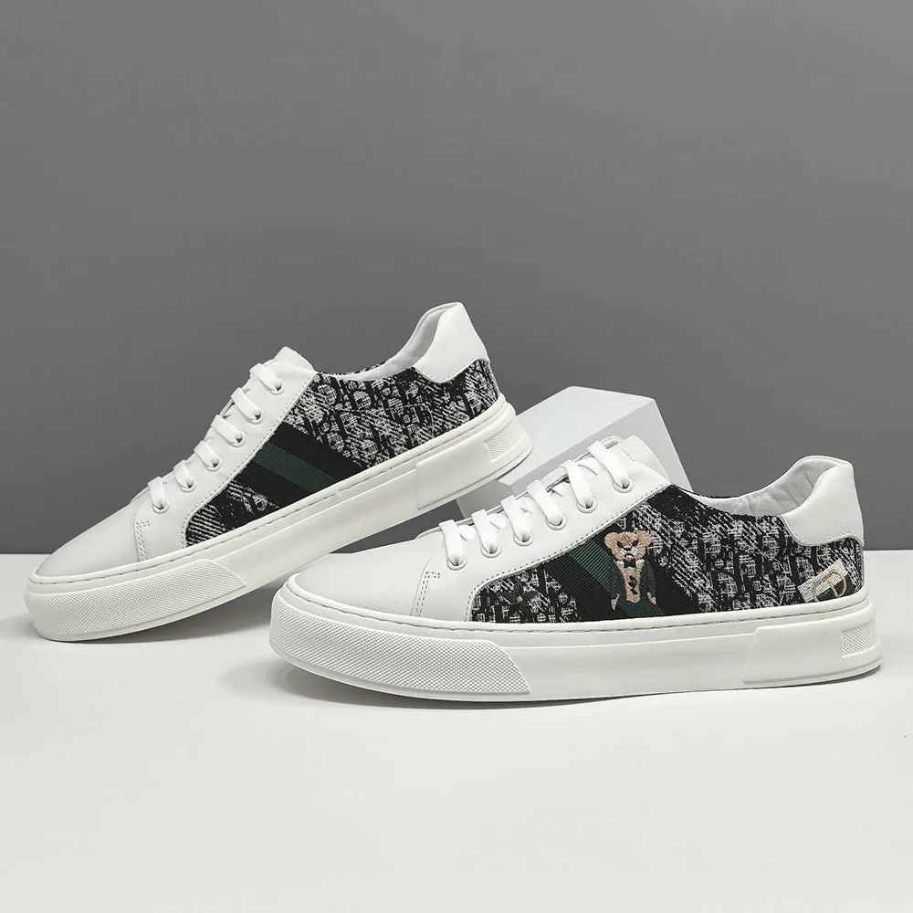Men Fashion Canvas Flat Casual Shoes