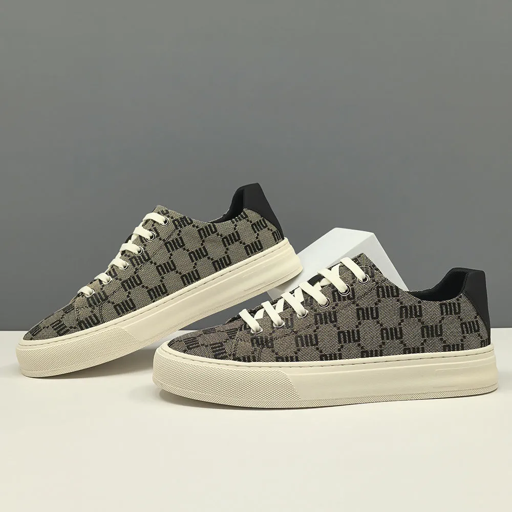 Men Fashion Casual Flat Breathable Canvas Shoes