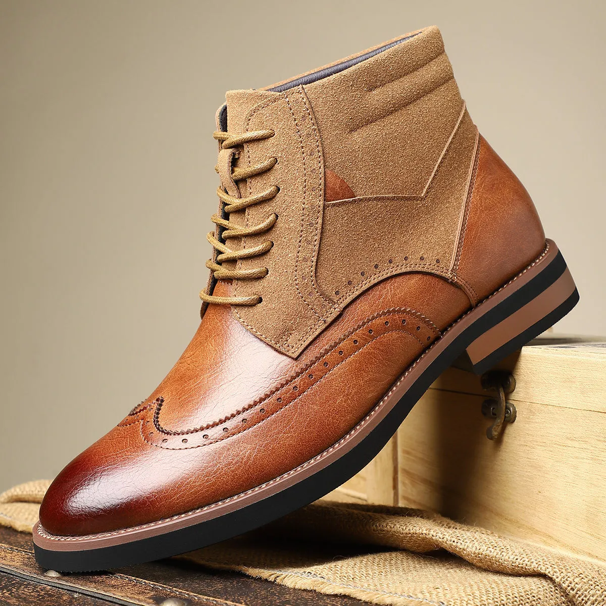 Men's Casual Ankle Boots - Durable & Stylish