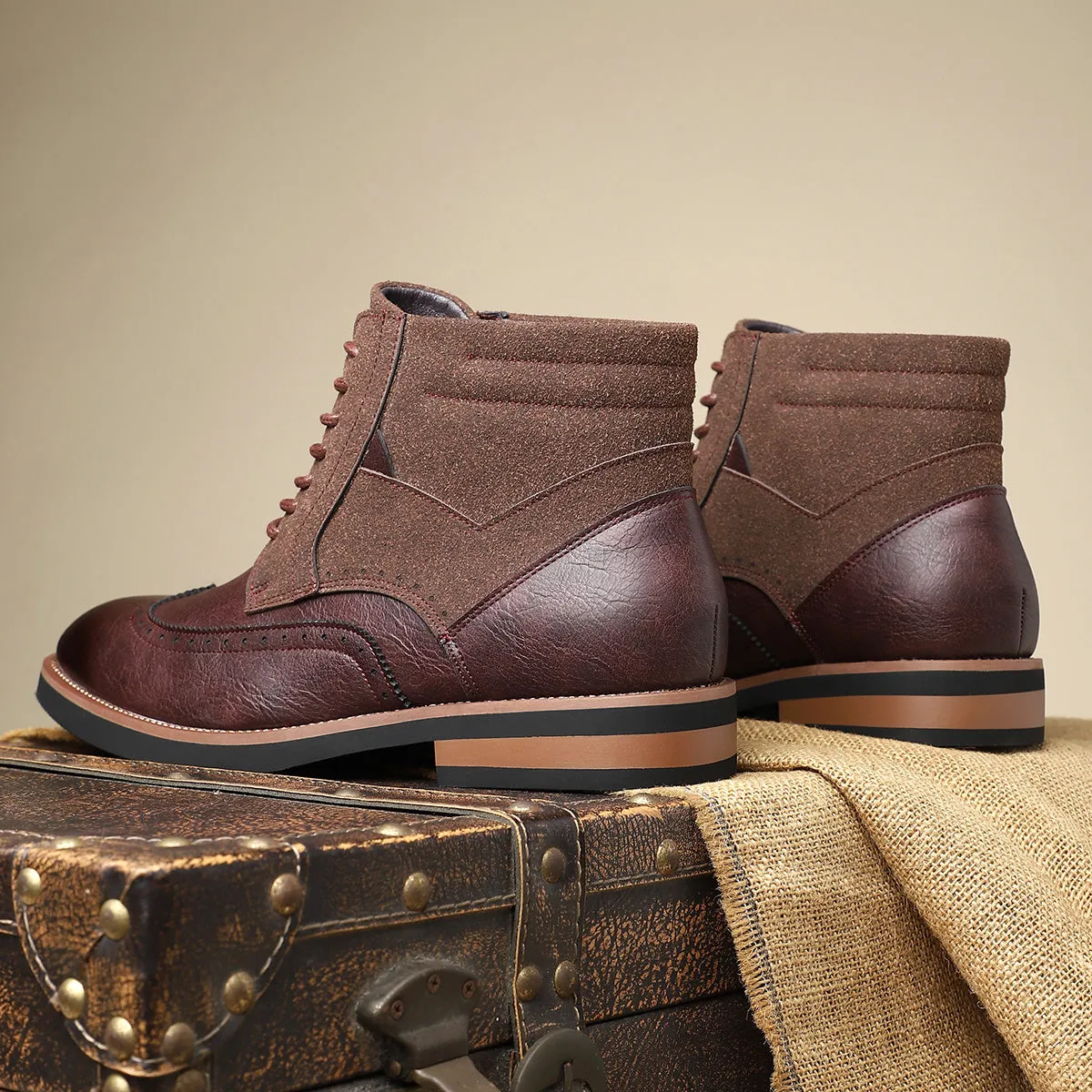 Men's Casual Ankle Boots - Durable & Stylish