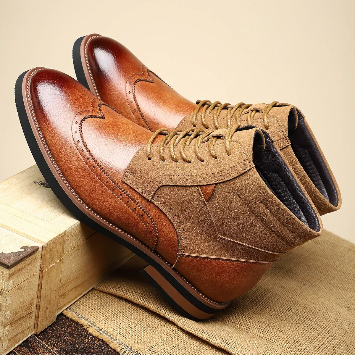 Men's Casual Ankle Boots - Durable & Stylish