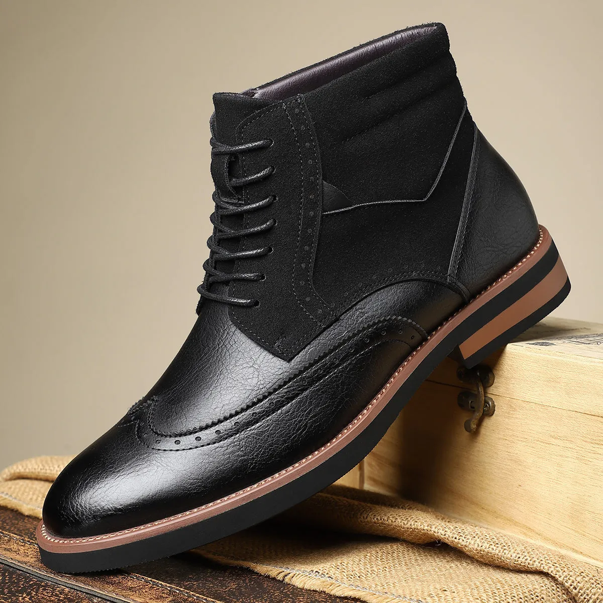 Men's Casual Ankle Boots - Durable & Stylish