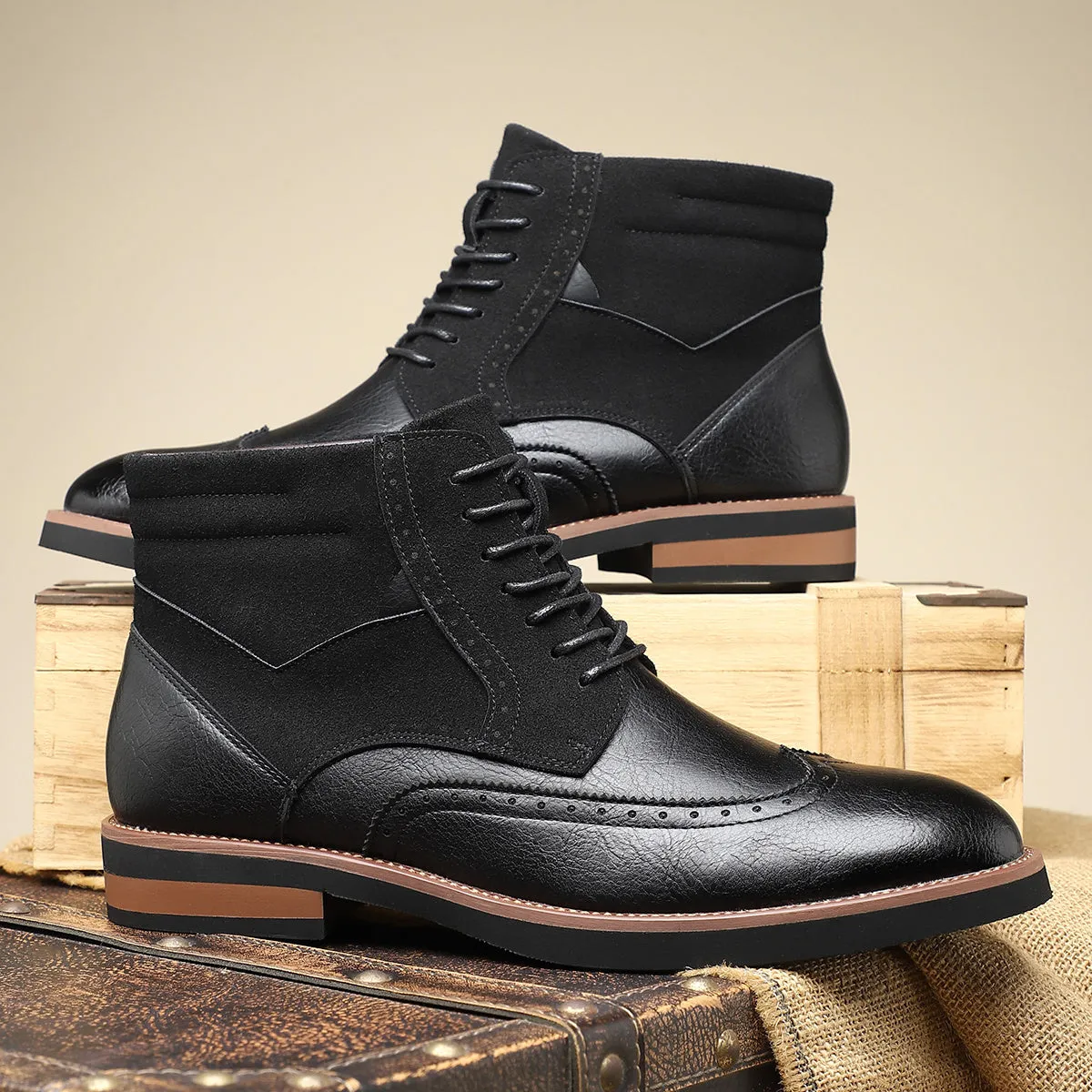 Men's Casual Ankle Boots - Durable & Stylish