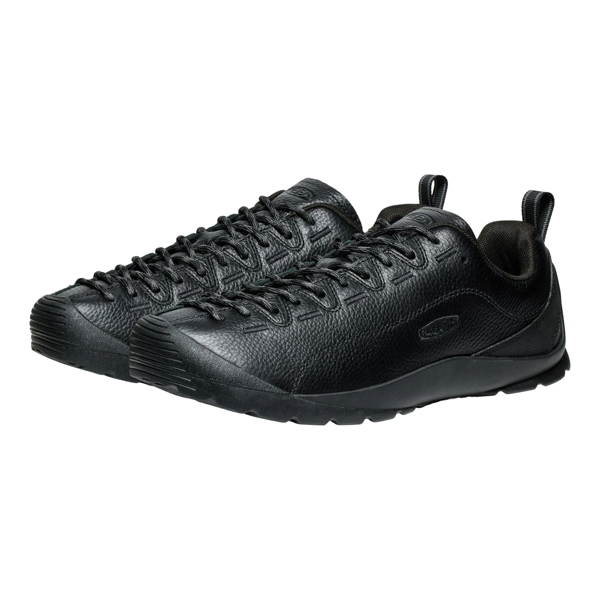 Men's Jasper Black Smooth Leather