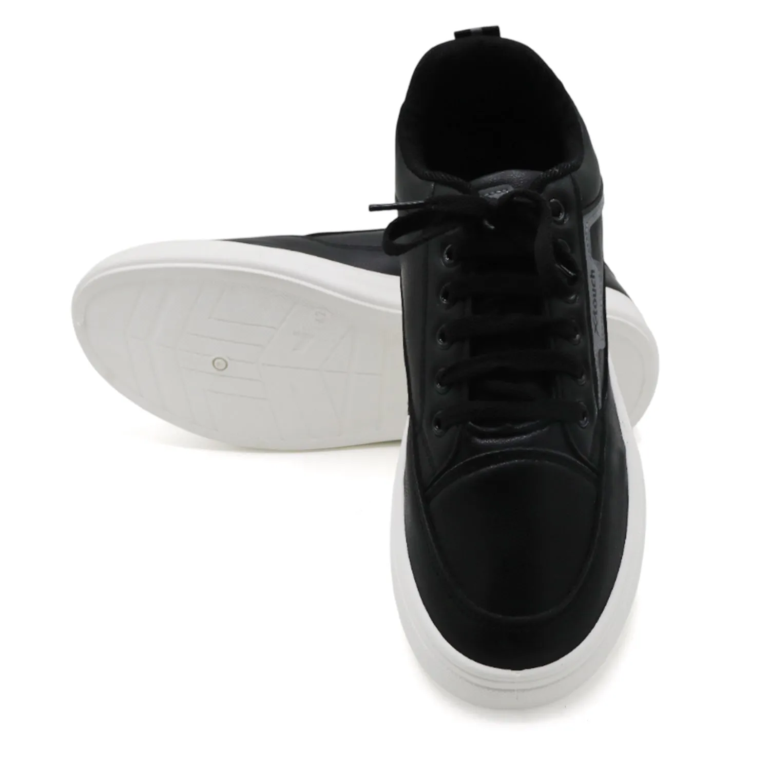 Men's Lace-Up Comfortable Lightweight Sneakers - Black