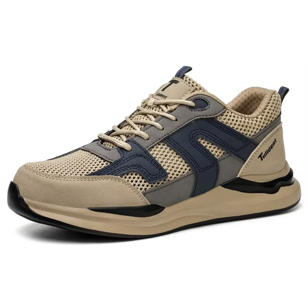 Men's Solid Durable Indestructible Safety Sneakers
