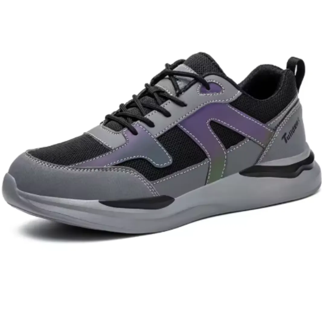 Men's Solid Durable Indestructible Safety Sneakers