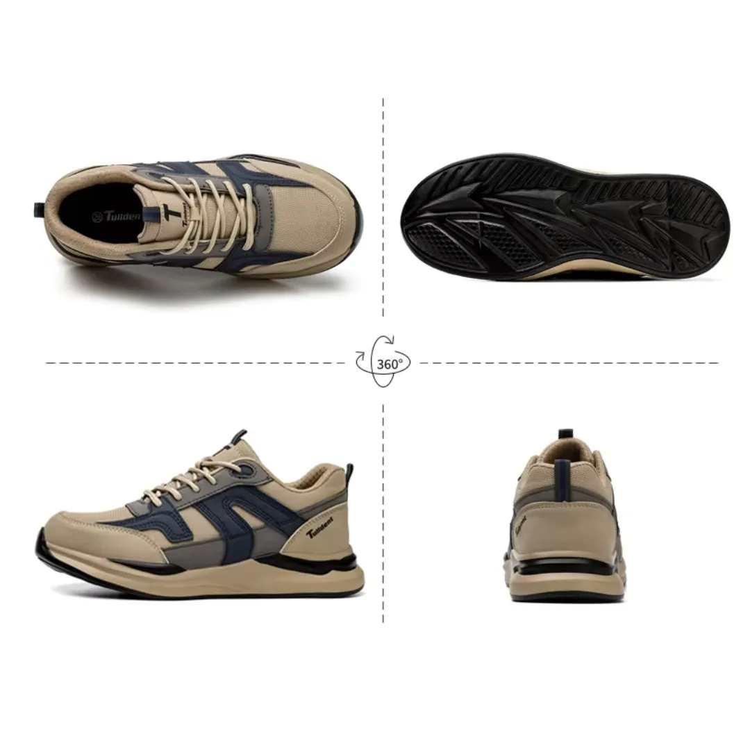 Men's Solid Durable Indestructible Safety Sneakers