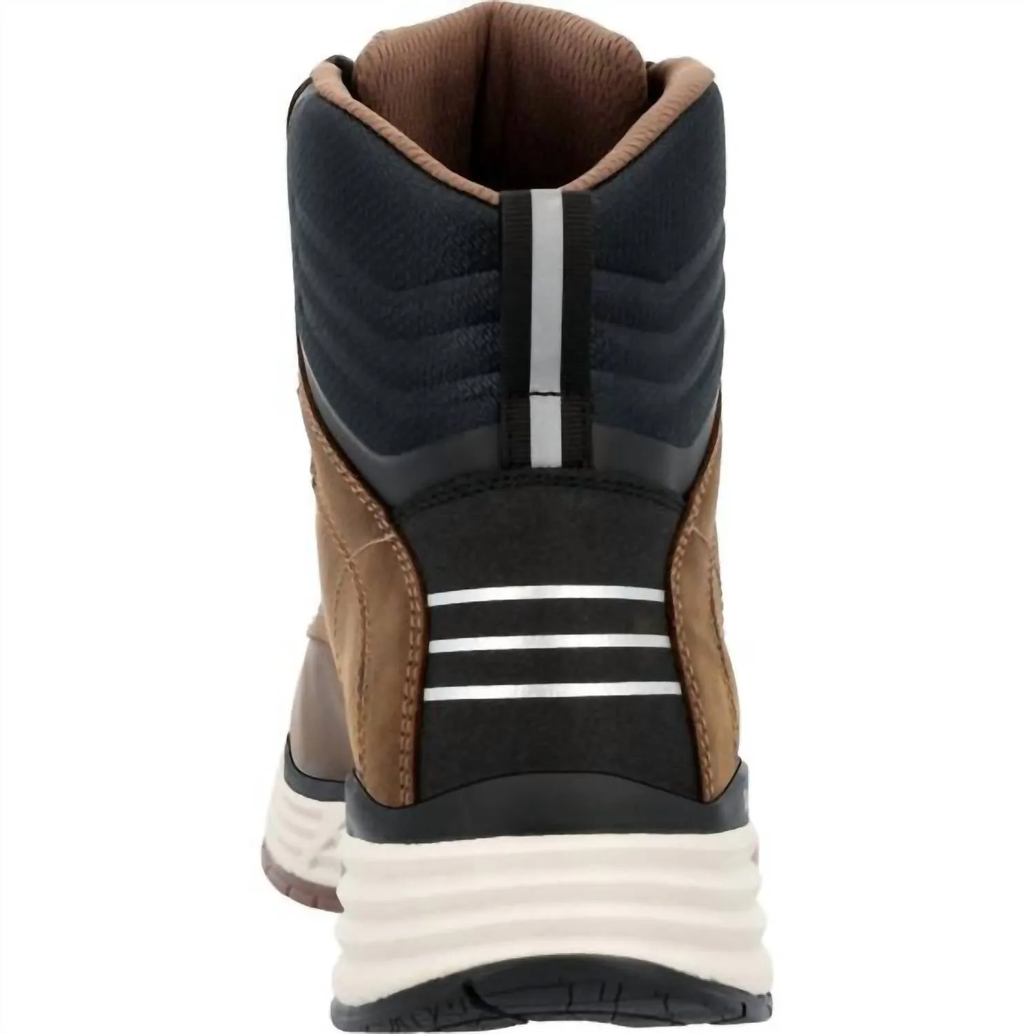 Men's Sport Wedge Waterproof Work Hiker Boot In Dark Brown