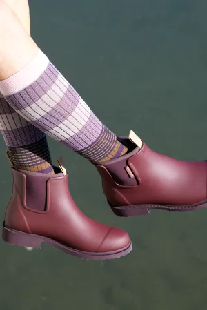 Merry People Bobbi Gumboots/Rainboots - Dark Cherry