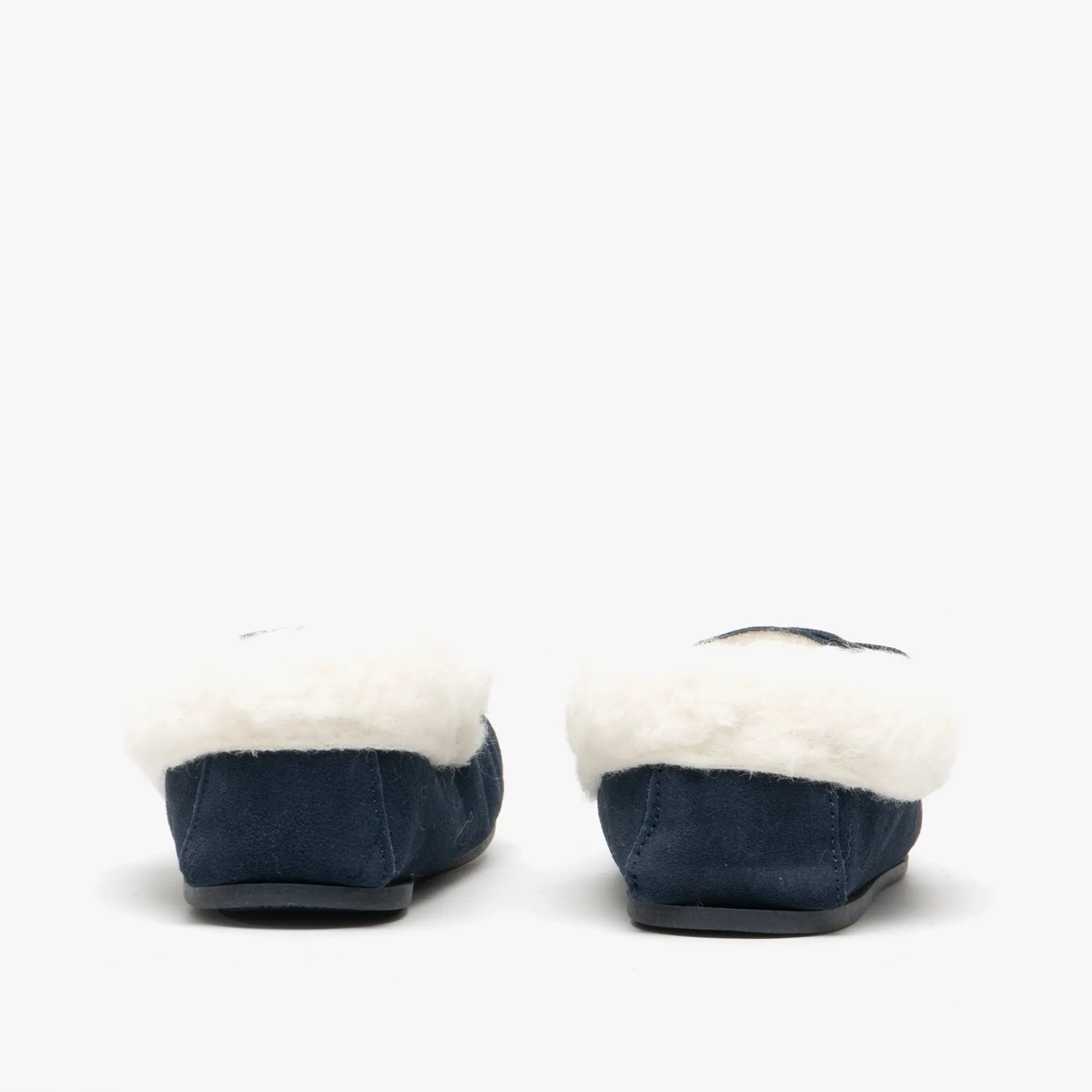 Mokkers EMILY Womens Moccasin Slippers Navy