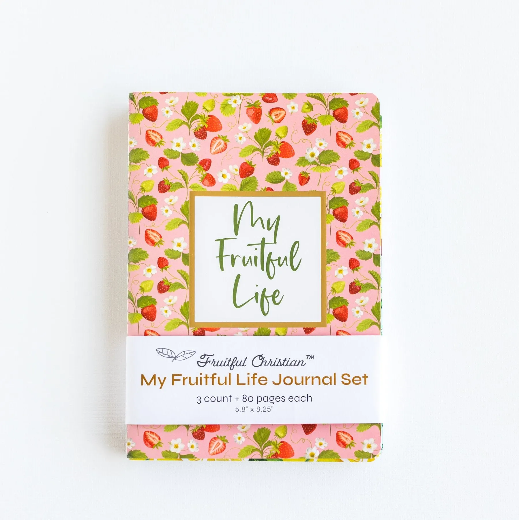 My Fruitful Life Journal-Set of 3 Bright Fruit