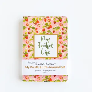 My Fruitful Life Journal-Set of 3 Bright Fruit