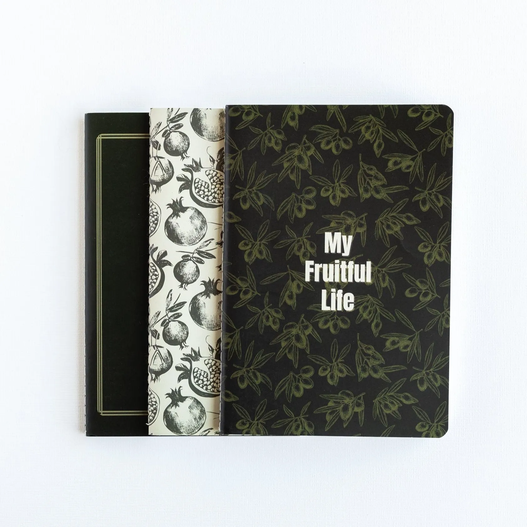 My Fruitful Life Journal-Set of 3 Neutral Fruit