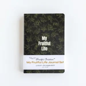 My Fruitful Life Journal-Set of 3 Neutral Fruit