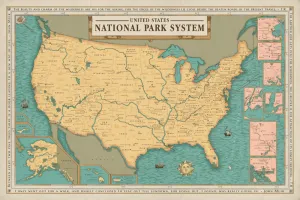 National Park System Units Map