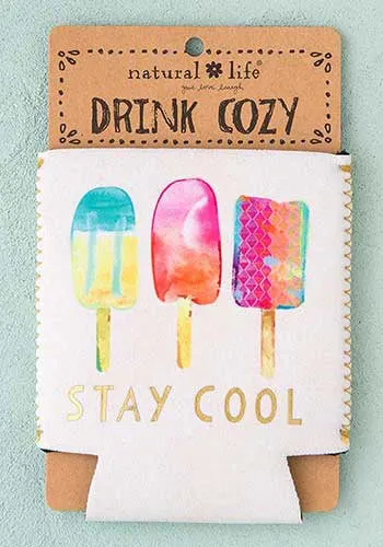 Natural Life - stay cool popsicle neoprene koozie