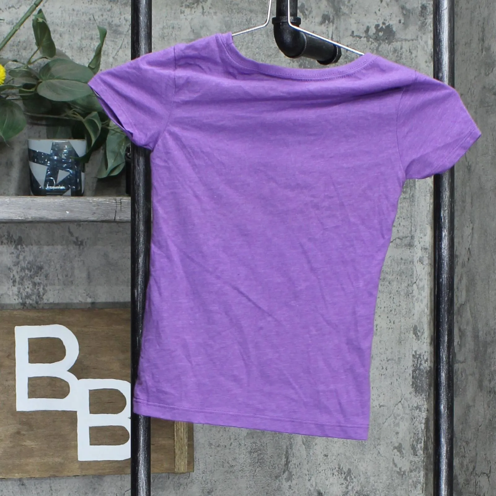 Netflix Girl's Stranger Things Retro Hawkins Bikers T-Shirt Purple Berry S