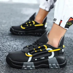 New Men Casual Shoes 2020 Fashion Breathable Mesh Thick Bottom Sneakers Comfortable Non Slip Chunky Male Shoe Chaussures Hommes