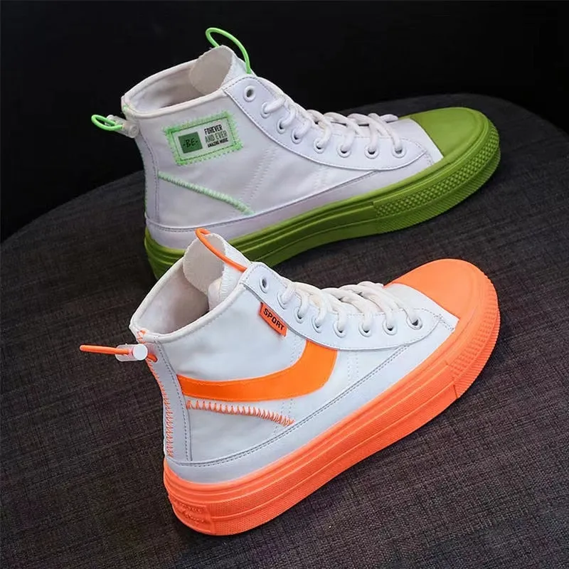 New Spring Sneakers Women Summer Canvas Platform Shoes
