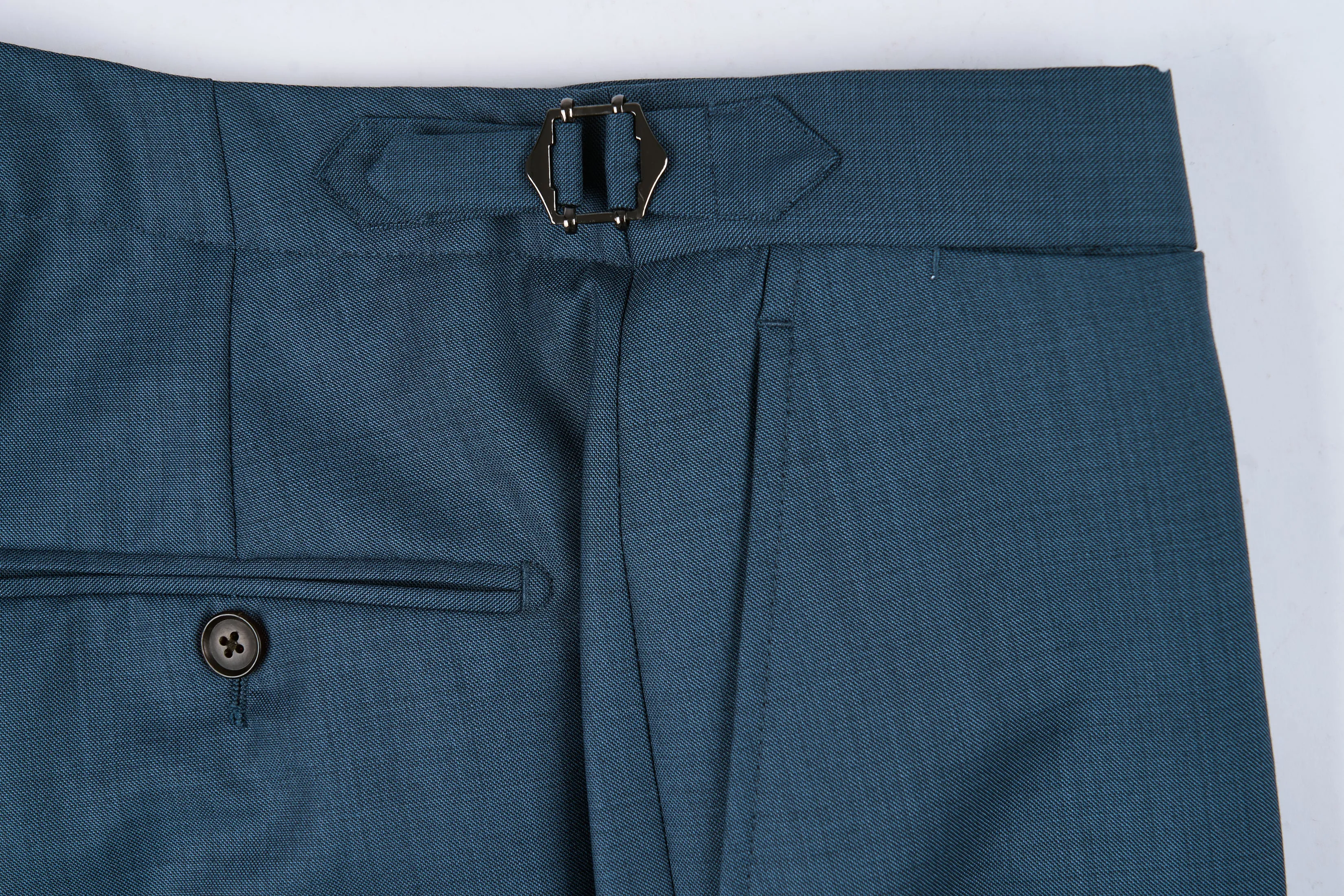 New Suitsupply JORT Mid Blue Pure Wool Super 150s Full Canvas Suit - Size 36R, 38R, 40R