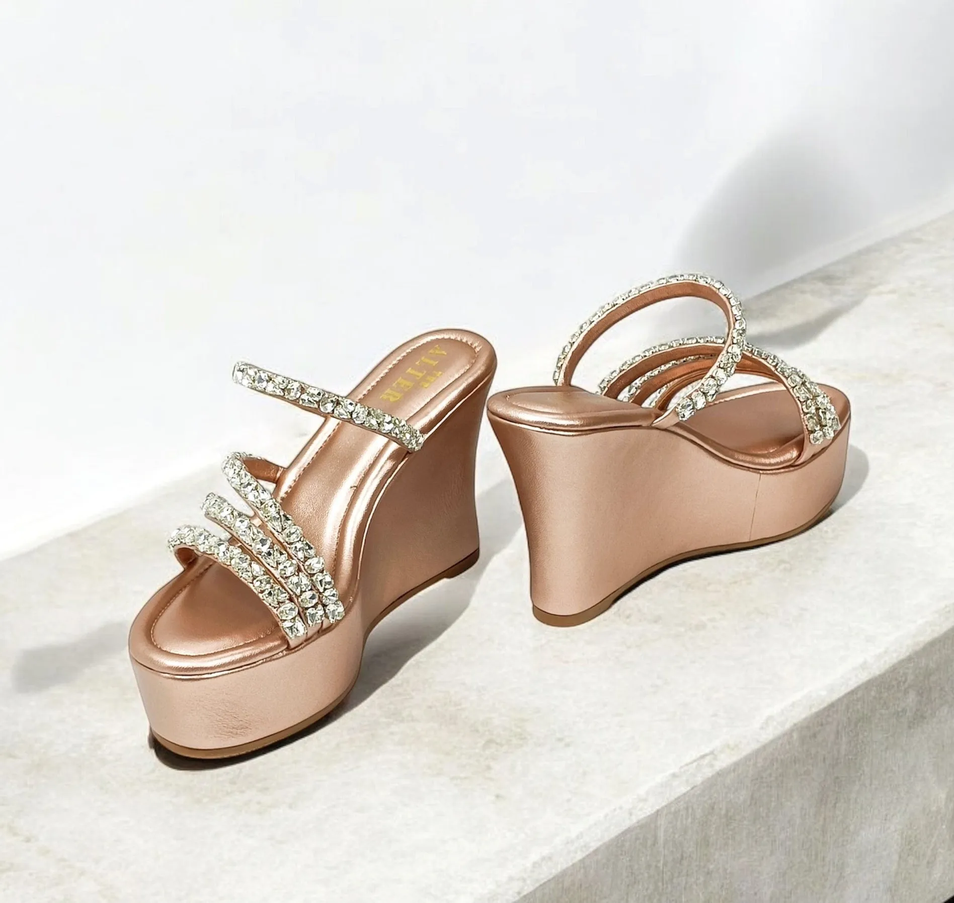 Norah Embellished Wedges