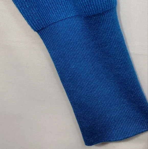 NWT J. Crew Button Sweater Women's S Blue Casual Office Career Retro Minimalist