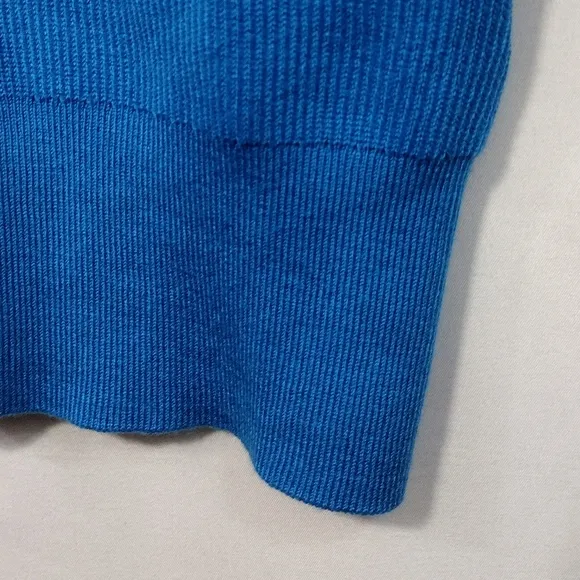 NWT J. Crew Button Sweater Women's S Blue Casual Office Career Retro Minimalist