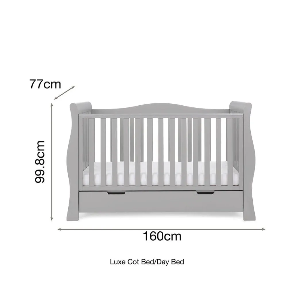 OBABY Stamford Luxe 3 Piece Room Set - Warm Grey