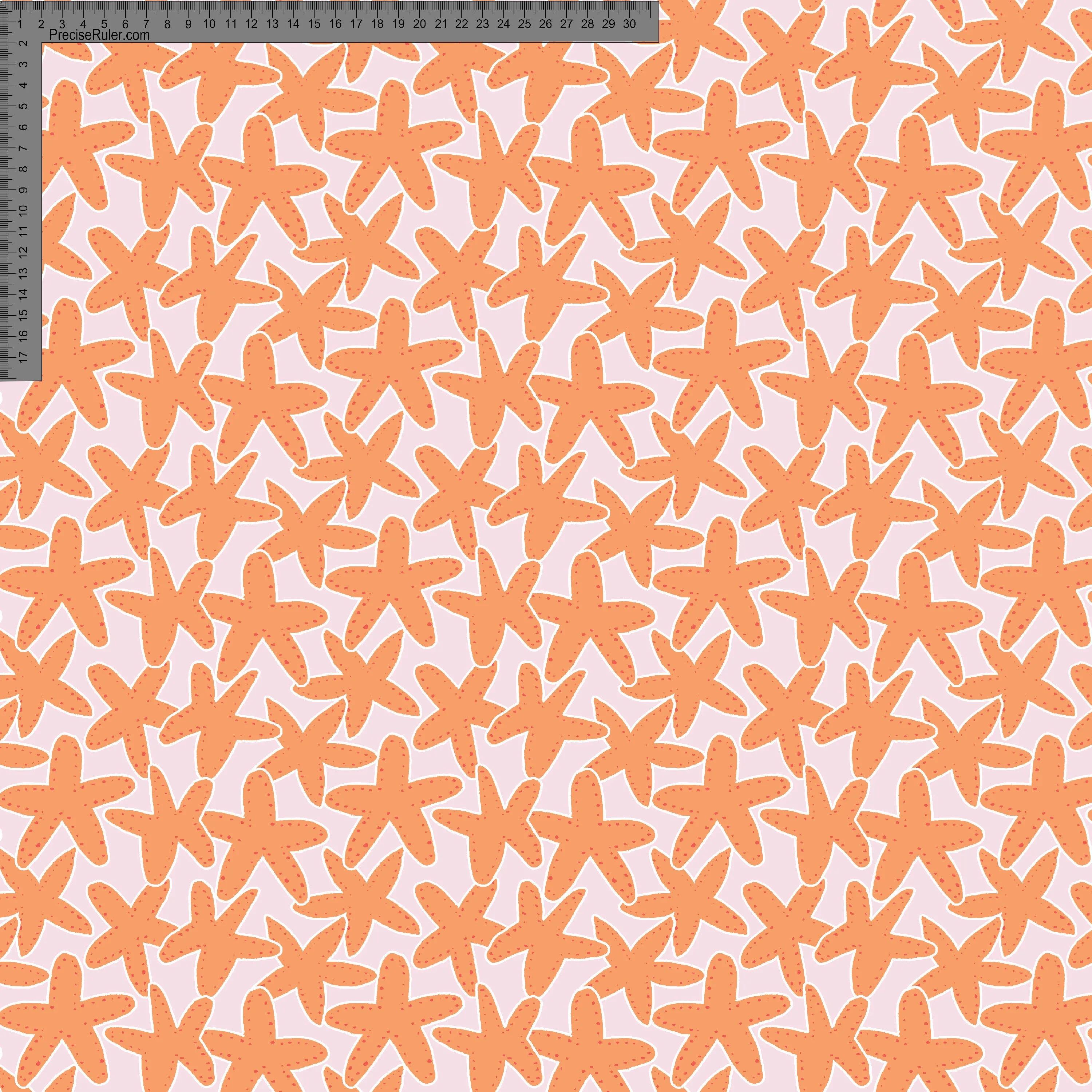 Orange Starfish- Ashleigh Fish - Custom Pre Order