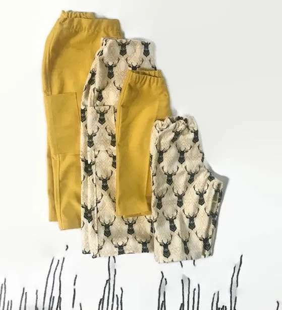 Organic Marigold Gold Pocket Pantsh