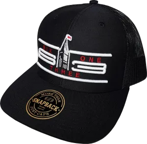 Ottawa Cap Represent Cyber Mesh Back Trucker Snapback Black