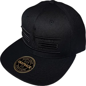 Ottawa Cap Represent Cyber Mesh Back Trucker Snapback Blackout