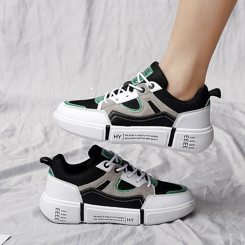 Outdoor Men Sneakers Fashion Spring Shoes Men's Casual Air Mesh Shoes Trend Lightweight Breathable Slip-On Flats Unisex Shoes 35