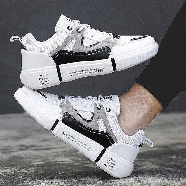 Outdoor Men Sneakers Fashion Spring Shoes Men's Casual Air Mesh Shoes Trend Lightweight Breathable Slip-On Flats Unisex Shoes 35